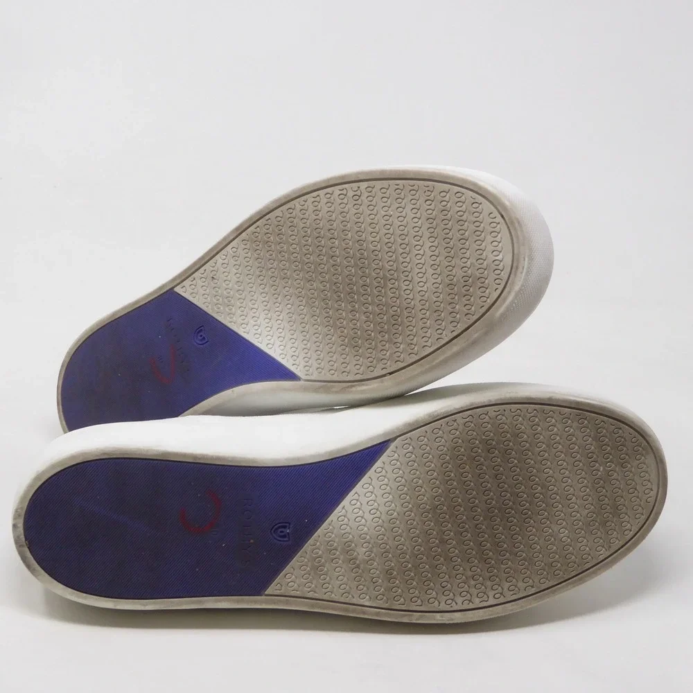 Rothy's Womens The Original Sneaker Bright White Slip On Shoes Size 10